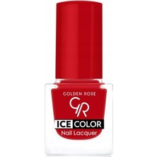 Golden Rose Ice Color Nail Lacquer No: 142 - Parlak Bitişli Mini Oje 6 ml