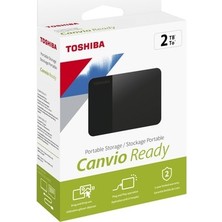Esranın Dünyası Toshiba 2tb Canvio Ready 2.5" Gen1 USB 3.2 Harici Harddisk