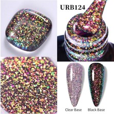 Tırnakmania Kalıcı Oje Flakes Rubber Base 7 ml URB124 4401