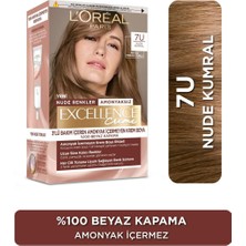 L'oreal Paris Excellence Creme Nude Renkler Saç Boyası - 7u Nude Kumral