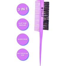 Elsa Professional Krepe Şiş Tarak 3 In 1 Topuz Fırçası