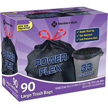 Bir Üye Markası 33 Galon Power-Guard Ipli Çöp Torbaları (90 Ct.) - 1'li Paket
