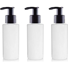 Avalon Cosmetic Packaging Üç Adet x 100 ml Beyaz Hdpe Boş Plastik Kozmetik Şişe ile Siyah Lotion Pompa Dağıtıcı, Geri Dönüştürülebilir – Avalon Kozmetik Ambalaj
