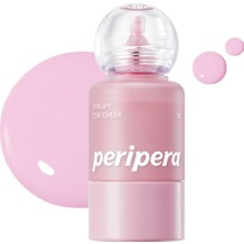 Peripera, Ince Yapılı, Ciltle Bütünleşen, Pigmentli Likit Allık Syrupy Tok Cheek (10 Pale Lavender)