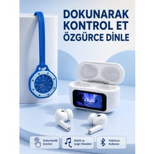 Lims Store Şarj Kutulu Kablosuz Kulaklık ve Mavi Çanta Aksesuar Saati Avantajlı Set