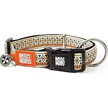 Max & Molly Urban Pets Original Serisi Akıllı Künyeli Köpek Boyun Tasması (S, Etnik)