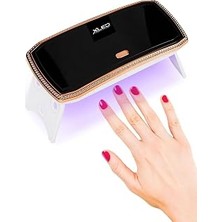 Xled Portatif Mini Uv LED Lamba Manikür Tırnak Kurutucu Siyah 36W