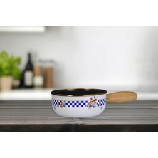 Pr Home Allegro Emaye Ahşap Kulplu Mini Tava