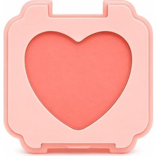 Rose Sweet Cheeks Tekli Mat Allık No:4 Kalp Desenli Doğal Görünüm Veren Kadifemsi Mat Blush