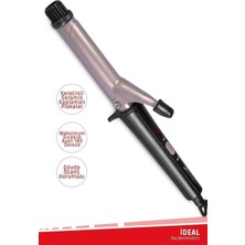 Moontime Alaçatı Ideal Keratin Seramik Plakalı 360 Derece Dönebilir Kablo Saç Şekillendirici Maşa