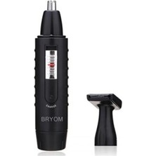Moontime Alaçatı Siyah Burun Kulak ve Ense Tüy Alma Şarjlı Tıraş Makinesi Rf 3003
