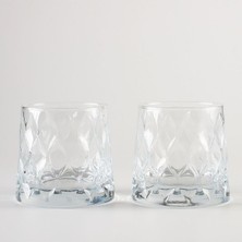 Hediyesepeti Kristal Desenli 2li Set Meşrubat Bardağı