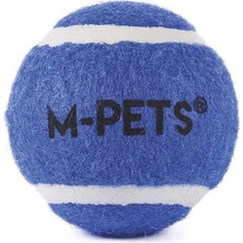 M-Pets Hop Tennis Topu Mavi 5cm 3lü Set