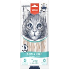 Wanpy Skin&coat Ton Balığı&somon Ödül 5X14GR Kedi Maması
