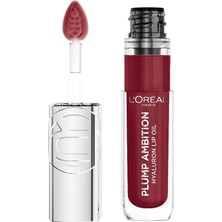 L'oreal Paris Plump Ambition Hyaluron Lip Oil Besleyici ve Nemlendirici Dudak Parlatıcısı - 490 Berry Jolie