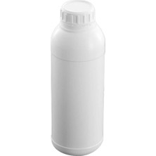 Alsun Plastik Yuvarlak Numune Şişe 1000 ml -Yüksek Kalite Hdpe- Tarım Şişesi 50 Adet