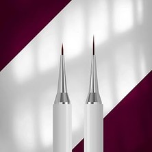 Staleks Exclusive Çift Uçlu Sentetik Nail Art Liner Fırça 7-12MM Manyetik Kapaklı Nbx-01/11