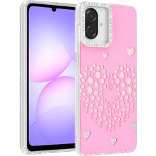 Teleplus Samsung Galaxy A07 Kılıf Rivas Damla Taşlı Kapak