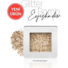 Mücevher Parlaklığında Yoğun Pigmentli Tekli Far Glitter Bomb Eyeshadow 11 Emerald Gleam