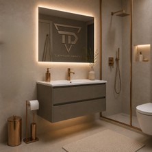 Rose Gold 5 li banyo Seti |ankastre Duş Seti, Lavabo Bataryası, Havluluk, Sıvı Sabunluk, Wc Fırçalık ve Çöp Kovası