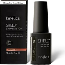 Kinetics Shield Shimmer Top Coat Gold Dust Yapışkan Katsız 15ML