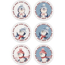 The Mia Penguin Çerezlik 6 Parça 10 cm