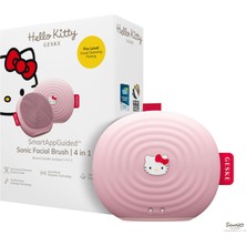 Geske Hello Kitty Titreşimli 4 Mod 1 Arada Yüz Temizleme ve Masaj Cihazı (Pink) Pembe