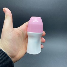 50 ml Plastik Roll-On Şişesi - Pembe Kapaklı Bilyeli Takım - 50 cc Koltukaltı Roll-On Şişesi x 3 Adet
