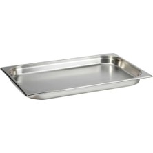 Paslanmaz Çelik Gastronom/gastronorm Küvet Gn 1/1-20 (53 x 32,5 x 2 Cm)