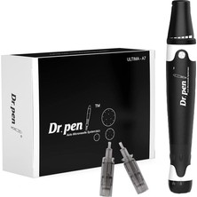 Profesyonel Microneedling Derma Güzellik Kalemi Dr.pen Ultima A7, Cilt Bakımı Için Dermapen Kiti, 4 Paket Kartuşlu - (2X12 ve 2X36 Uç)