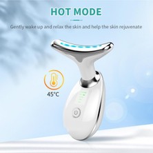 Abouttheperfect 3 Renk LED Foton Terapi Cilt Sıkılaştırıcı Boyun ve Yüz Gençleştirici Cihaz