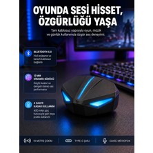 Lims Store Tam Kablosuz Oyuncu Kulaklığı 5.0 Bluetooth LED Kontrollü Yeni Nesil