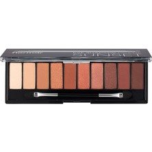 Flormar Pürüzsüz Görünüm Veren Yoğun Pigmentli Işıltılı/mat Bitişli 10'lu Kompakt Göz Farı Paleti No. 003 - Sunset - 8690604551699