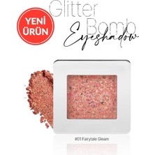 Mücevher Parlaklığında Yoğun Pigmentli Tekli Far Glitter Bomb Eyeshadow 01 Fairytale Gleam