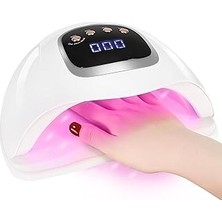 Uv Kalıcı Oje Kurutma Makinesi, 66 Adet Led’li 280W Hızlı Kurutma, Kalıcı Oje ve Protez Tırnak Kurutmaya Uygun, Güzellik Merkezi, Kuaför ve Ev Kullanımı Için Uv Kalıcı Oje Tırnak Kurutma Makinesi