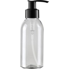 Makrobay 5 Adet Sert Plastik Boş Sıvı Sabun Pompalı Şişe 100 ml [kimyasala Dayanıklı]