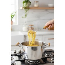 Bambum Mundo - Bambu Saplı Spagetti Kaşığı 29 * 7,5cm