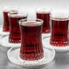 Paşabahçe Elysia Çay Takımı Seti 12 Parça Set Rinana Çay Tabağı 42901