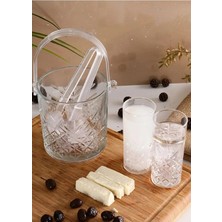 Pasabahce Timeless Rakı Bardağı ve Buz Kovası Seti 6 Kişilik Orijinal 858596969685