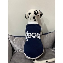 Monopetz Yeni Sezon Köpek ve Kedi Kıyafeti & Elbisesi - Lacivert The Boss Xl Beden