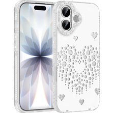 Teleplus iPhone 16 Kılıf Rivas Damla Taşlı Kapak
