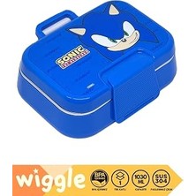 Wiggle Bento 1030ML Lunchbox Sonic Lisanslı Tek Katlı 2 Bölmeli Paslanmaz Çelik Sefer Tası Yemek Kutu