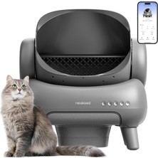 Neakasa M1 Plus Üstü Açık Akıllı Full Otomatik Kedi Tuvaleti Uv Koku Önleyici App Kontrollü
