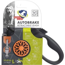 M-Pets Autobrake Otomatik Gezdirme Şerit 4mt/orange (L)