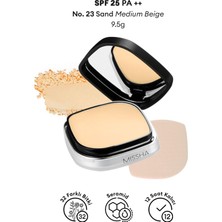 Mıssha Islak ve Kuru Kullanıma Uygun Mineral Pudra Signature Dramatic Twoway Pact Spf 25/pa++ (No.23 Sand)