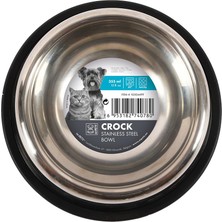 M-Pets Crock Paslanmaz Çelik Mama Kabı (S)