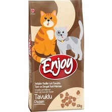 Enjoy Tavuklu Yetişkin Kedi Maması 10 kg