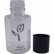 100 Adet Duş Jeli Yazılı Boş Şişe Standart Otel Tipi 30 ml Silindir Şişe Tek Kullanımlık Kullan At