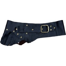 Yılday Gür Butik Noctra Püsküllü Acı Kahve Tasarım Hakiki Deri Kemer - Boho Chic - Standart Beden