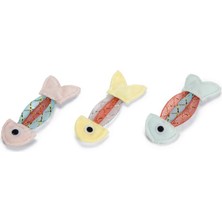 Beeztees Yavru Kedi Oyuncağı, Esnek Balık, 3 Adet, 3,5x8,5cm